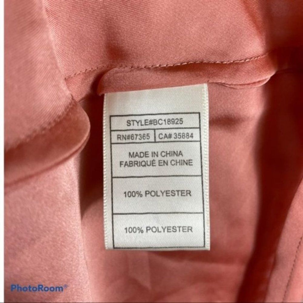 BB DAKOTA striped  coral 2 in 1 tank shift summer dress - Picture 8 of 8